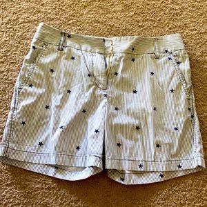 Stars and Stripes shorts.